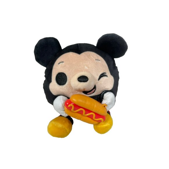 Snackles Disney 5.5" Mickey Mouse With Hotdog Plush - Picture 3 of 16